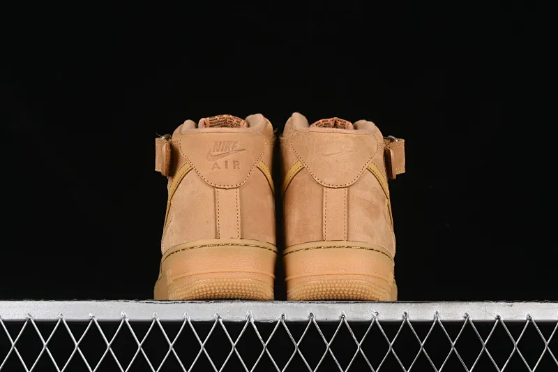 All categories Nk Air Force 1 Air Force series Nk Air Force 1 Mid Air Force mid-top #ZG version Nk Air Force 1'07 Mid Air Force 1 wheat-colored suede Chinese casual sneakers DJ9158-200